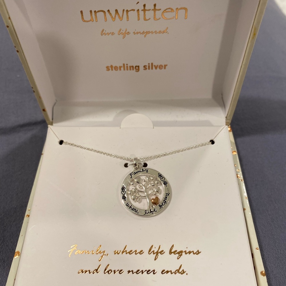 Unwritten Sterling silver necklace